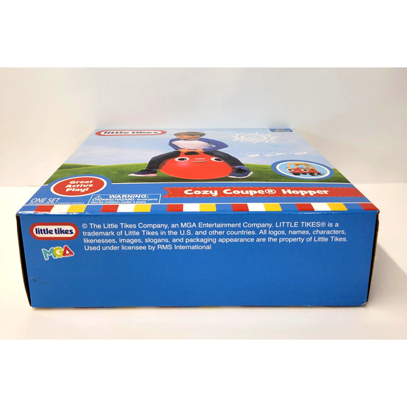 Little Tikes Cozy Coupe Hopper Bouncy Ball Kids 3+ Red Bounce Toy with Handle - Picture 11 of 13